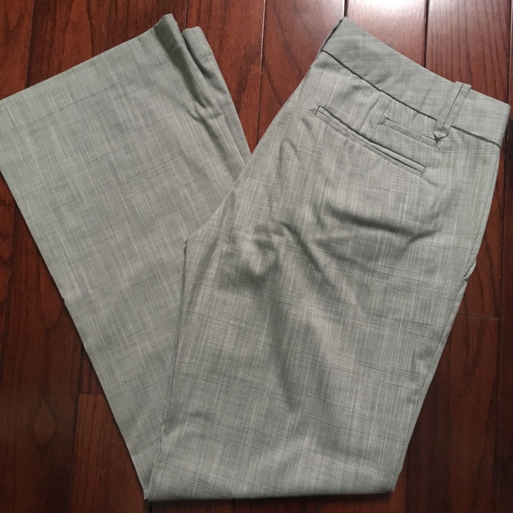 Gap gray plaid trousers